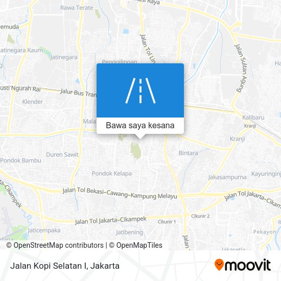 Peta Jalan Kopi Selatan I