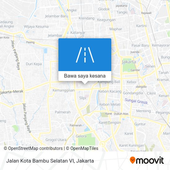 Peta Jalan Kota Bambu Selatan VI