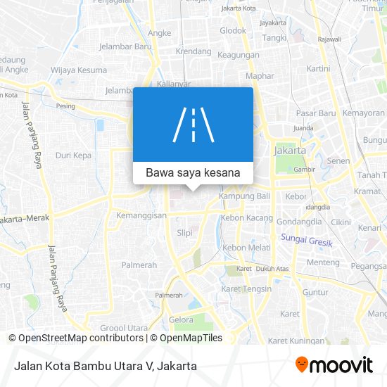 Peta Jalan Kota Bambu Utara V