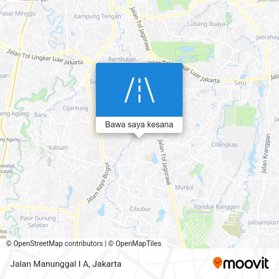 Peta Jalan Manunggal I A