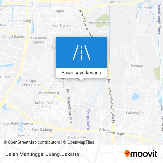 Peta Jalan Manunggal Juang