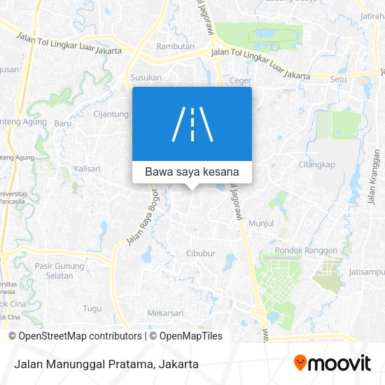 Peta Jalan Manunggal Pratama