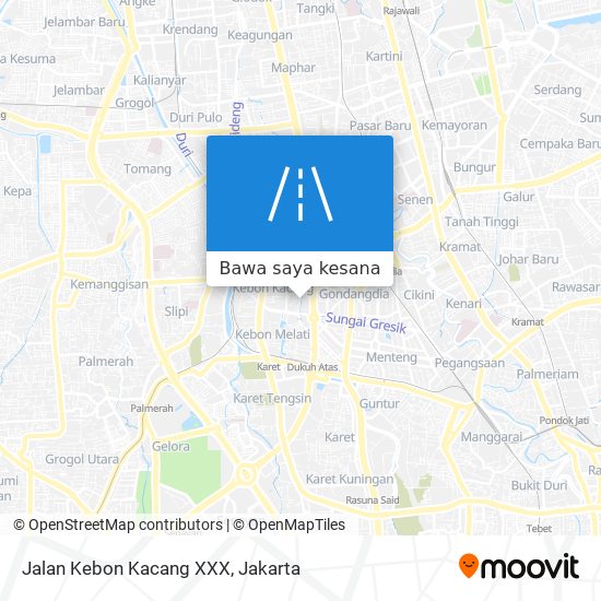 Peta Jalan Kebon Kacang XXX