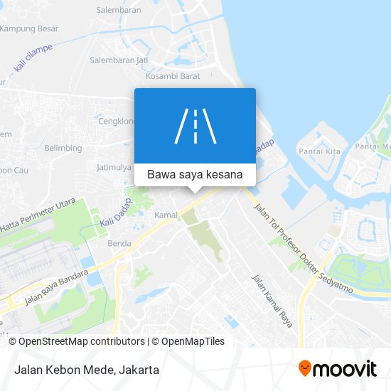 Peta Jalan Kebon Mede