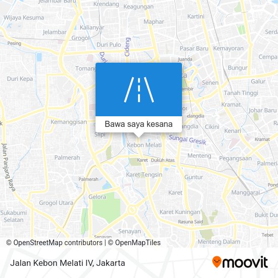 Peta Jalan Kebon Melati IV
