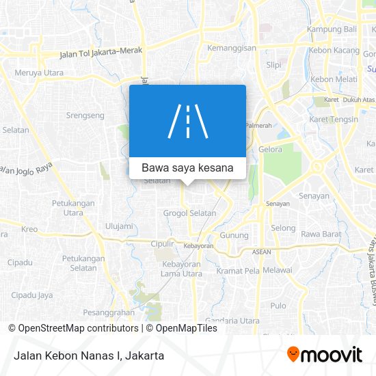 Peta Jalan Kebon Nanas I