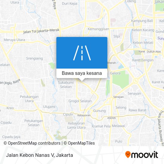 Peta Jalan Kebon Nanas V