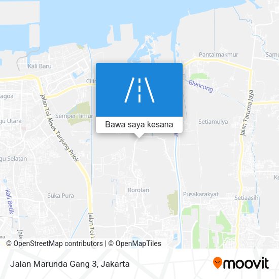 Peta Jalan Marunda Gang 3