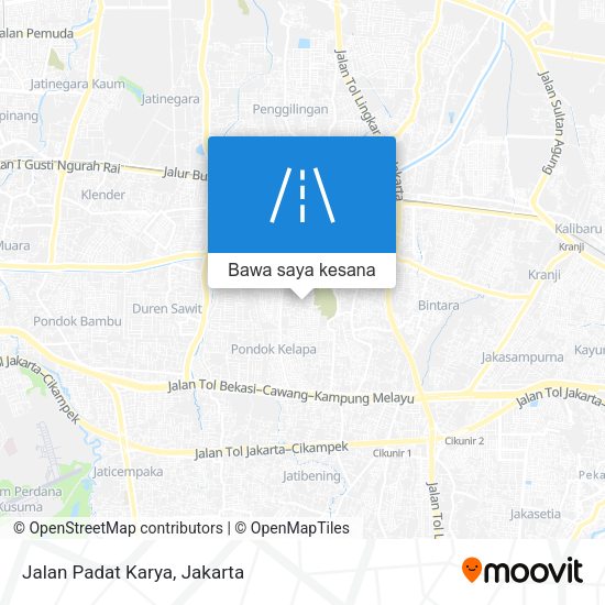 Peta Jalan Padat Karya