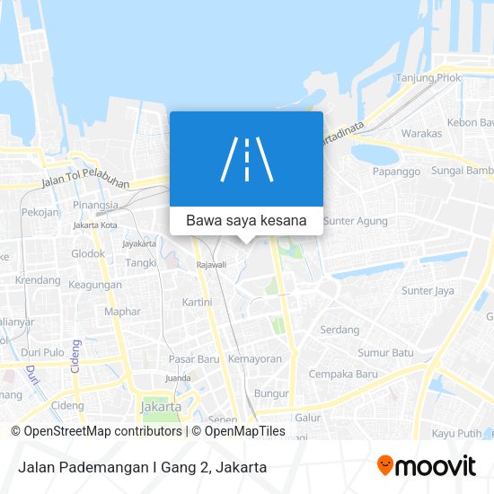 Peta Jalan Pademangan I Gang 2