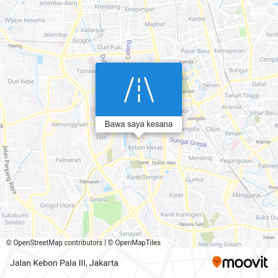 Peta Jalan Kebon Pala III