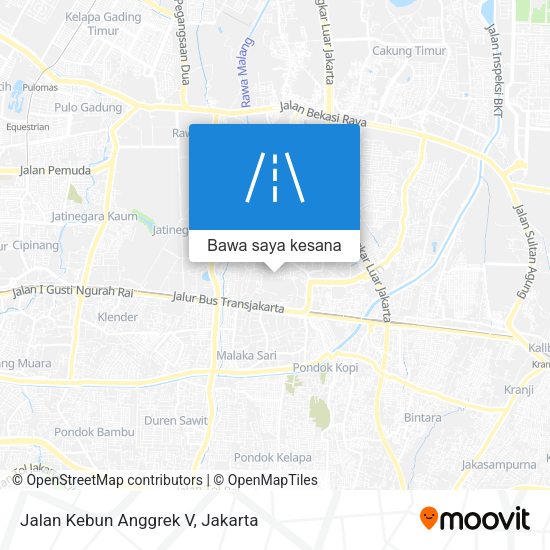 Peta Jalan Kebun Anggrek V