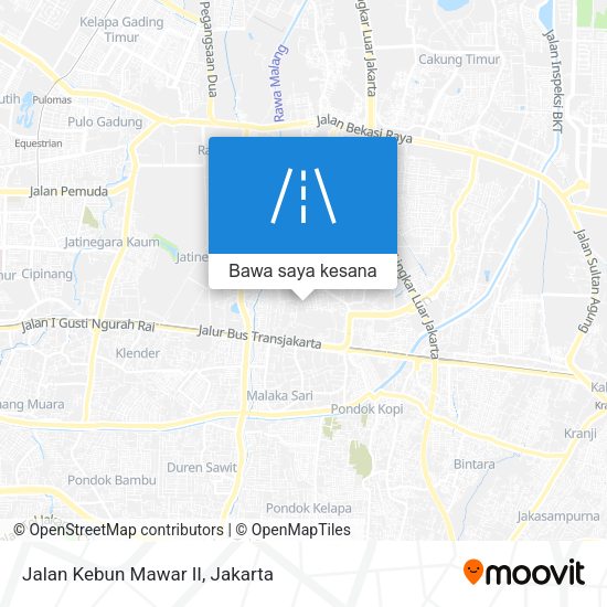 Peta Jalan Kebun Mawar II