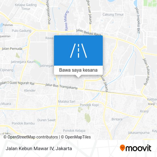 Peta Jalan Kebun Mawar IV