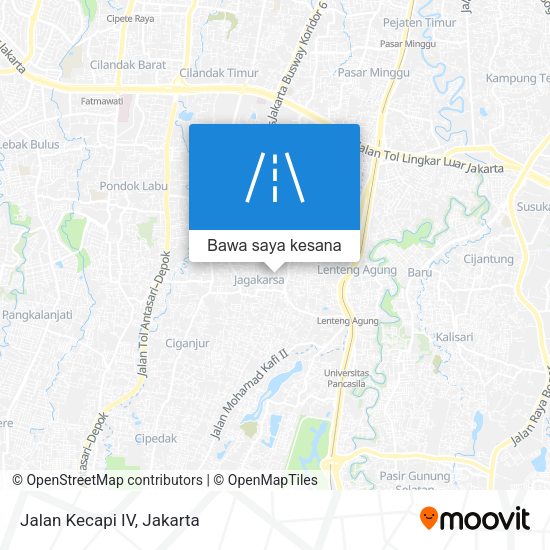 Peta Jalan Kecapi IV