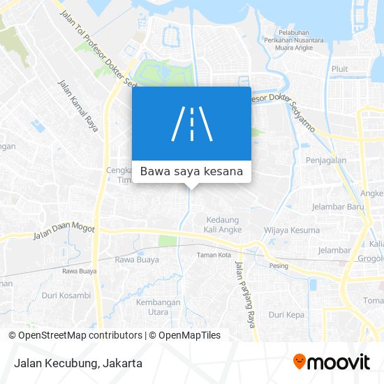 Peta Jalan Kecubung