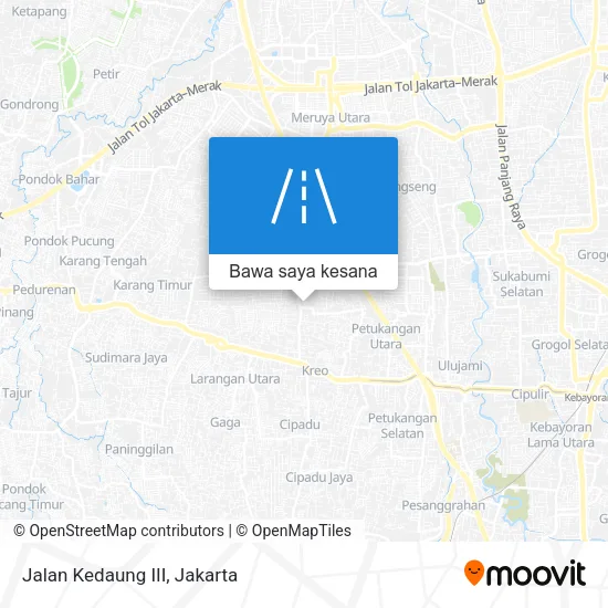Peta Jalan Kedaung III