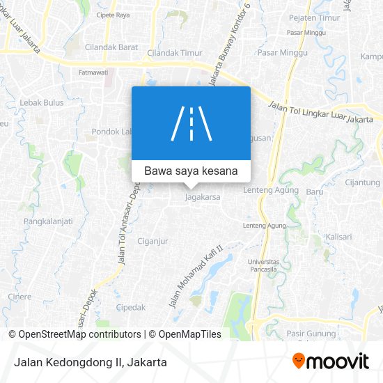 Peta Jalan Kedongdong II