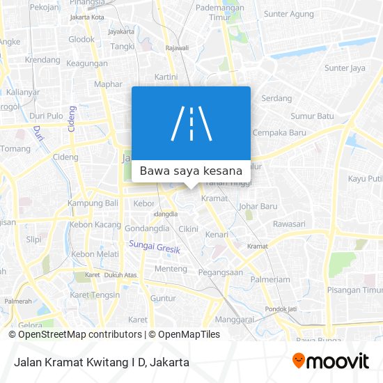 Peta Jalan Kramat Kwitang I D