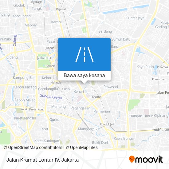 Peta Jalan Kramat Lontar IV