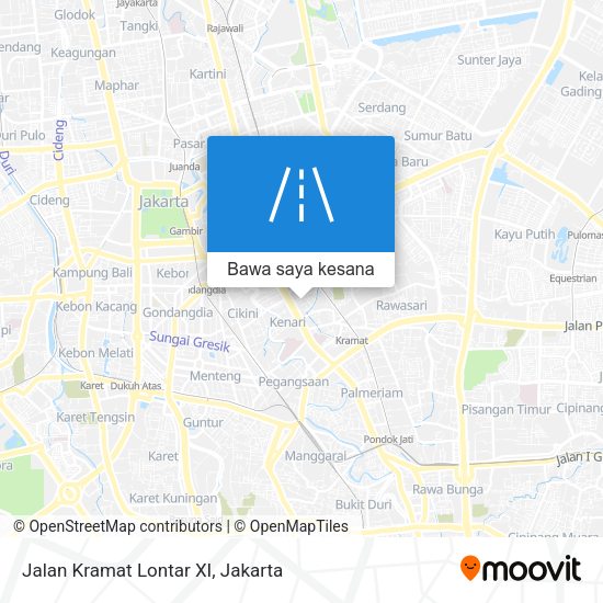 Peta Jalan Kramat Lontar XI