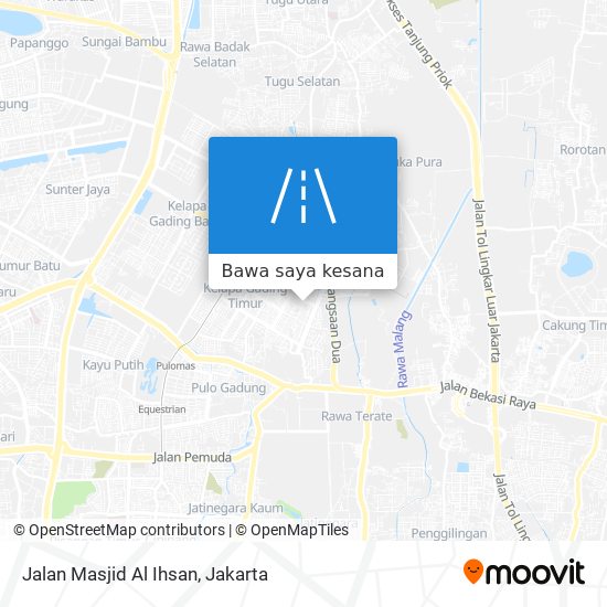 Peta Jalan Masjid Al Ihsan