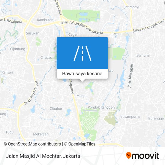 Peta Jalan Masjid Al Mochtar