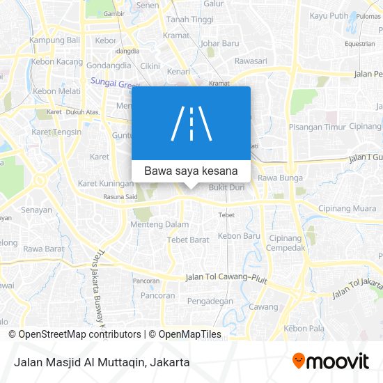 Peta Jalan Masjid Al Muttaqin