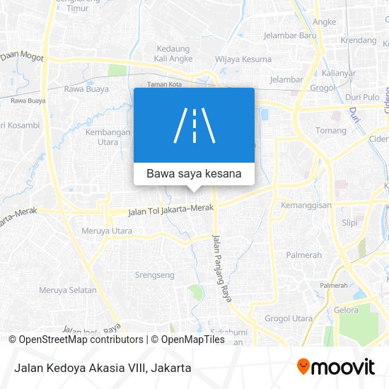 Peta Jalan Kedoya Akasia VIII