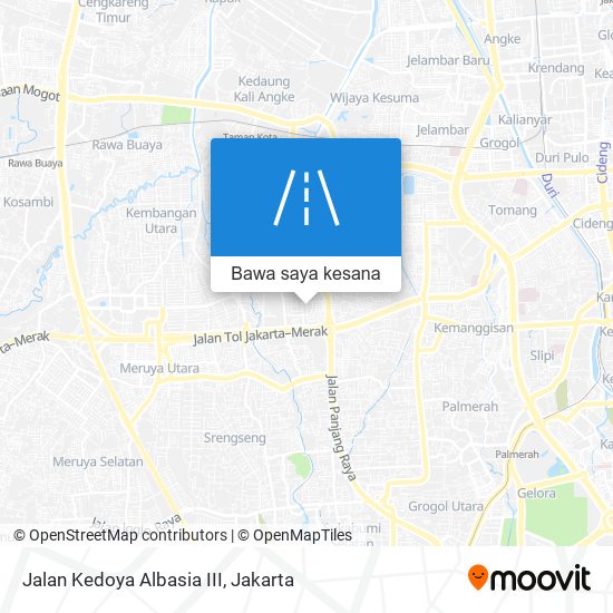 Peta Jalan Kedoya Albasia III