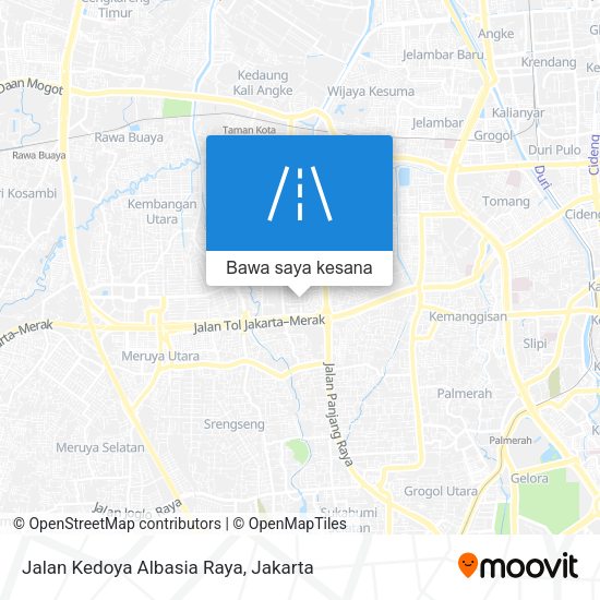 Peta Jalan Kedoya Albasia Raya