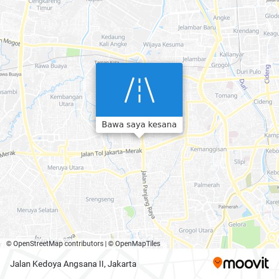 Peta Jalan Kedoya Angsana II