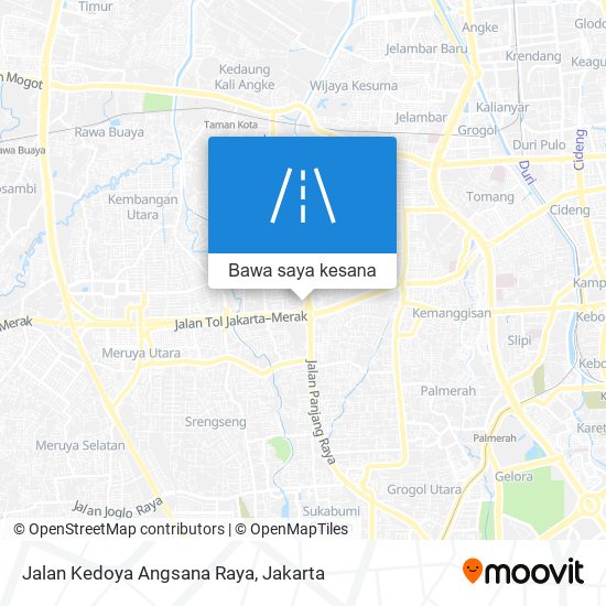 Peta Jalan Kedoya Angsana Raya