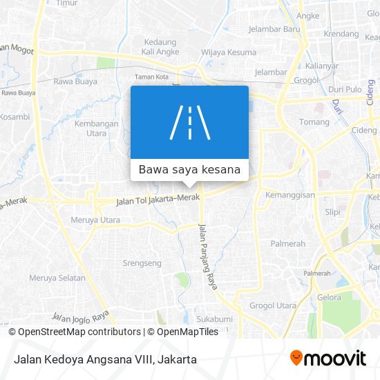 Peta Jalan Kedoya Angsana VIII