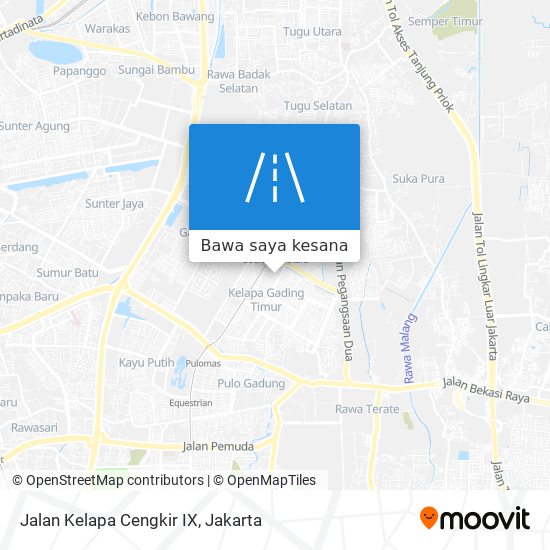 Peta Jalan Kelapa Cengkir IX