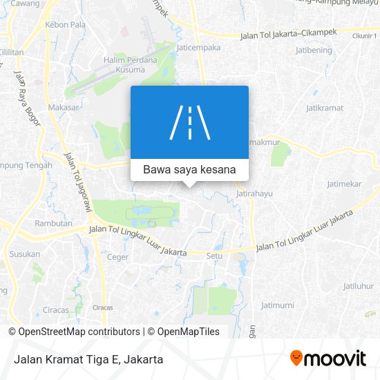 Peta Jalan Kramat Tiga E
