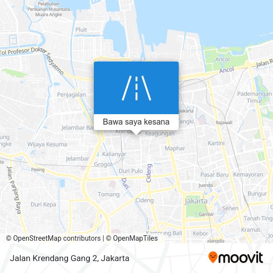 Peta Jalan Krendang Gang 2