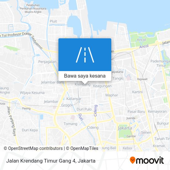Peta Jalan Krendang Timur Gang 4