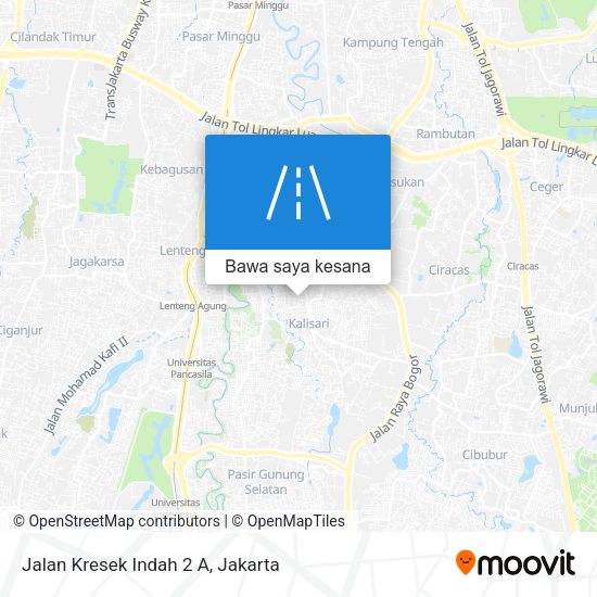 Peta Jalan Kresek Indah 2 A