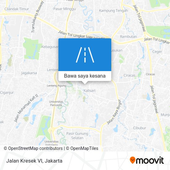 Peta Jalan Kresek VI