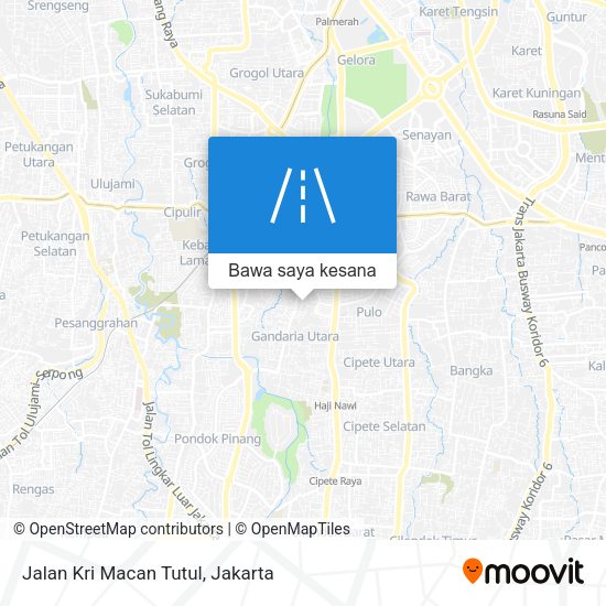 Peta Jalan Kri Macan Tutul