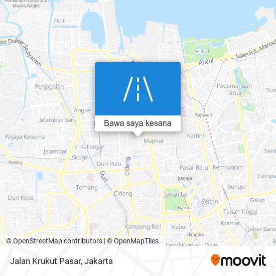 Peta Jalan Krukut Pasar