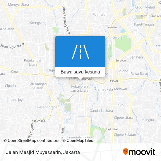 Peta Jalan Masjid Muyassarin