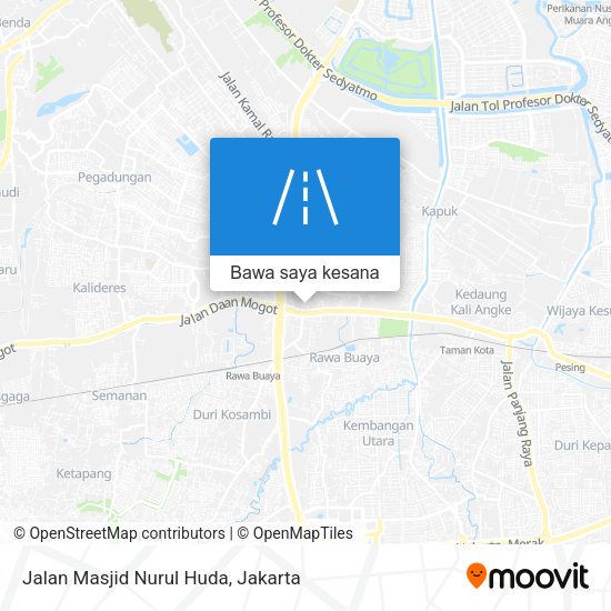 Peta Jalan Masjid Nurul Huda