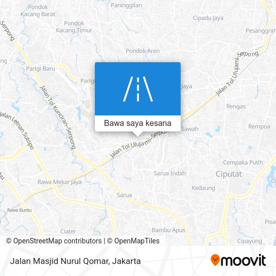 Peta Jalan Masjid Nurul Qomar