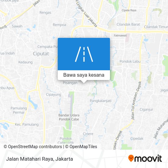Peta Jalan Matahari Raya