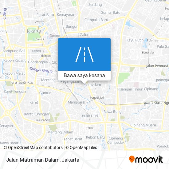 Peta Jalan Matraman Dalam