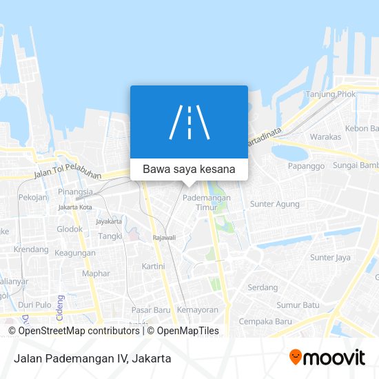 Peta Jalan Pademangan IV