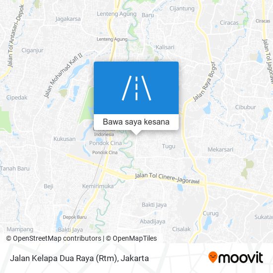 Peta Jalan Kelapa Dua Raya (Rtm)