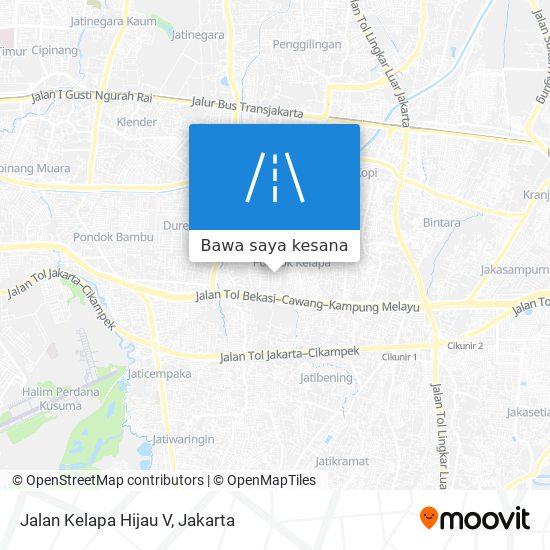 Peta Jalan Kelapa Hijau V